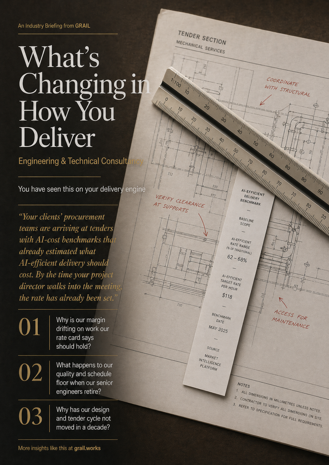 GRAIL industry briefing on AI in engineering and technical consulting for COOs.