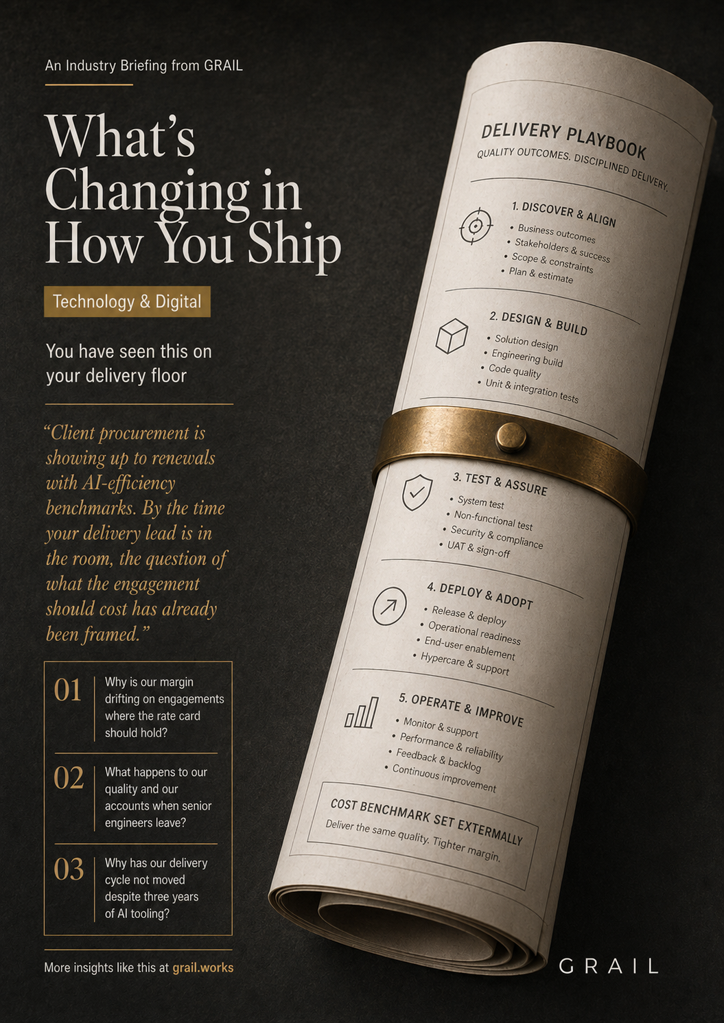 GRAIL industry briefing on AI in technology and digital services for COOs.